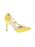 Jessica Simpson Color Block Yellow Heels Size 7 1/2 - photo 1