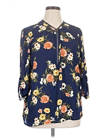 Wishful Park 3/4 Sleeve Blouse (view 1)