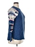 Chaps 100% Cotton Print Blue Pullover Sweater Size XL - photo 4