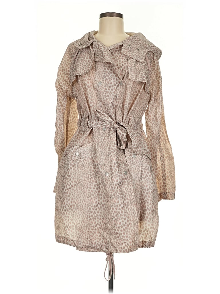 Pre-owned Topshop Trenchcoat In Gold