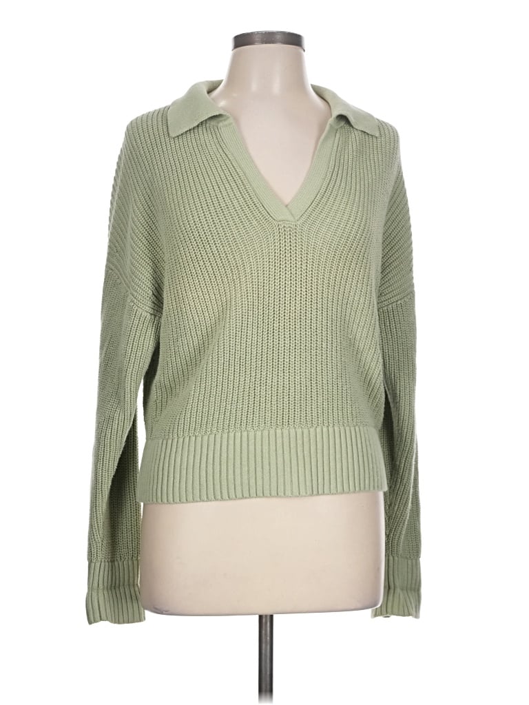 Pre-owned Jcrew Pullover Sweater In Green