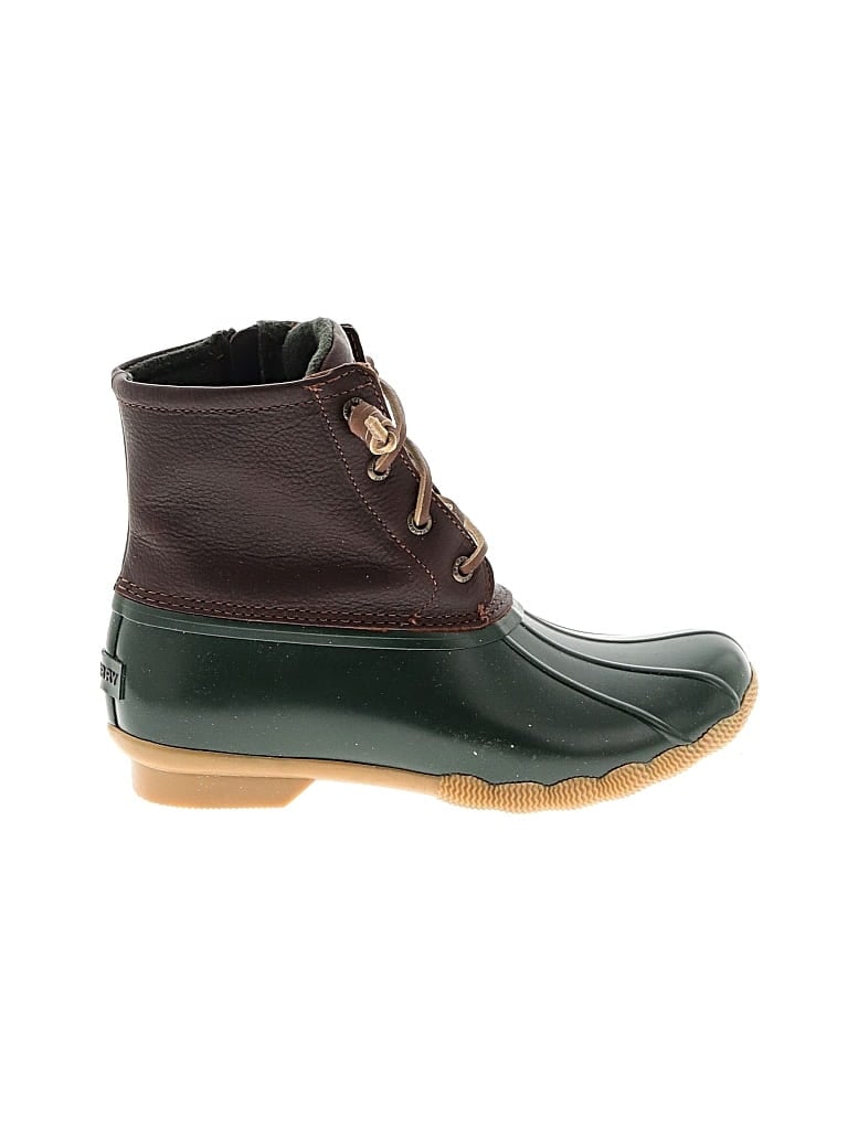 Pre-owned Sperry Top-sider® Rain Boots Green Shoes
