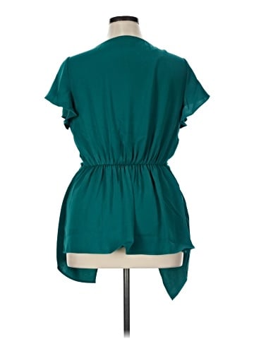 City Chic Short Sleeve Blouse (view 2)