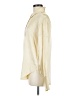 FRAME Metallic Ivory Long Sleeve Silk Top Size M - photo 5
