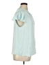 Maison d' Amelie 100% Polyester Teal Blue Short Sleeve Blouse Size XL - photo 4