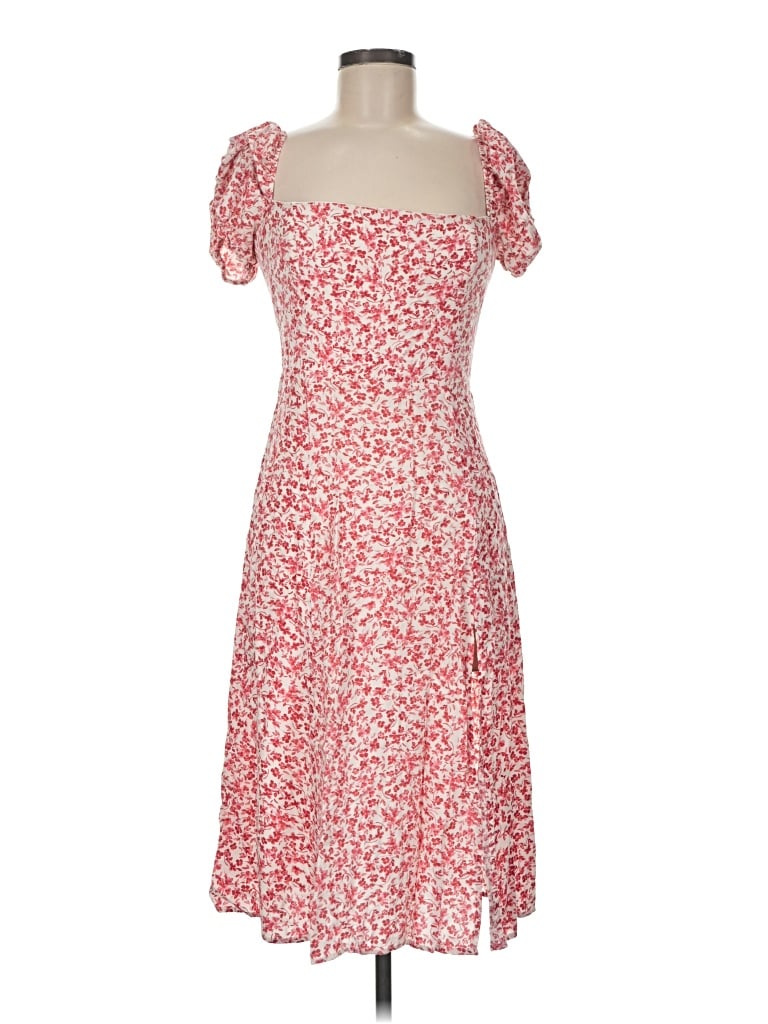 Pre-owned Mi Ami Casual Dress In Red