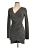 Forever 21 Metallic Gray Cocktail Dress Size L - photo 1