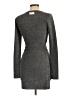 Forever 21 Metallic Gray Cocktail Dress Size L - photo 2