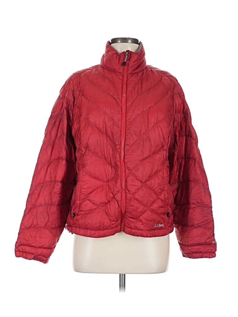 Pre-owned L.l.bean Snow Jacket In Red