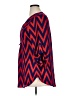 rue21 Chevron-herringbone Red Long Sleeve Blouse Size XL - photo 5