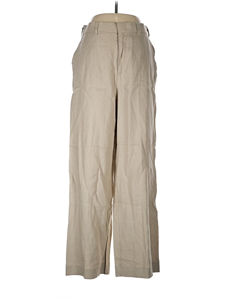 Cos Linen Pants In Tan