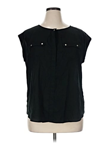 New York & Company Short Sleeve Blouse (view 1)