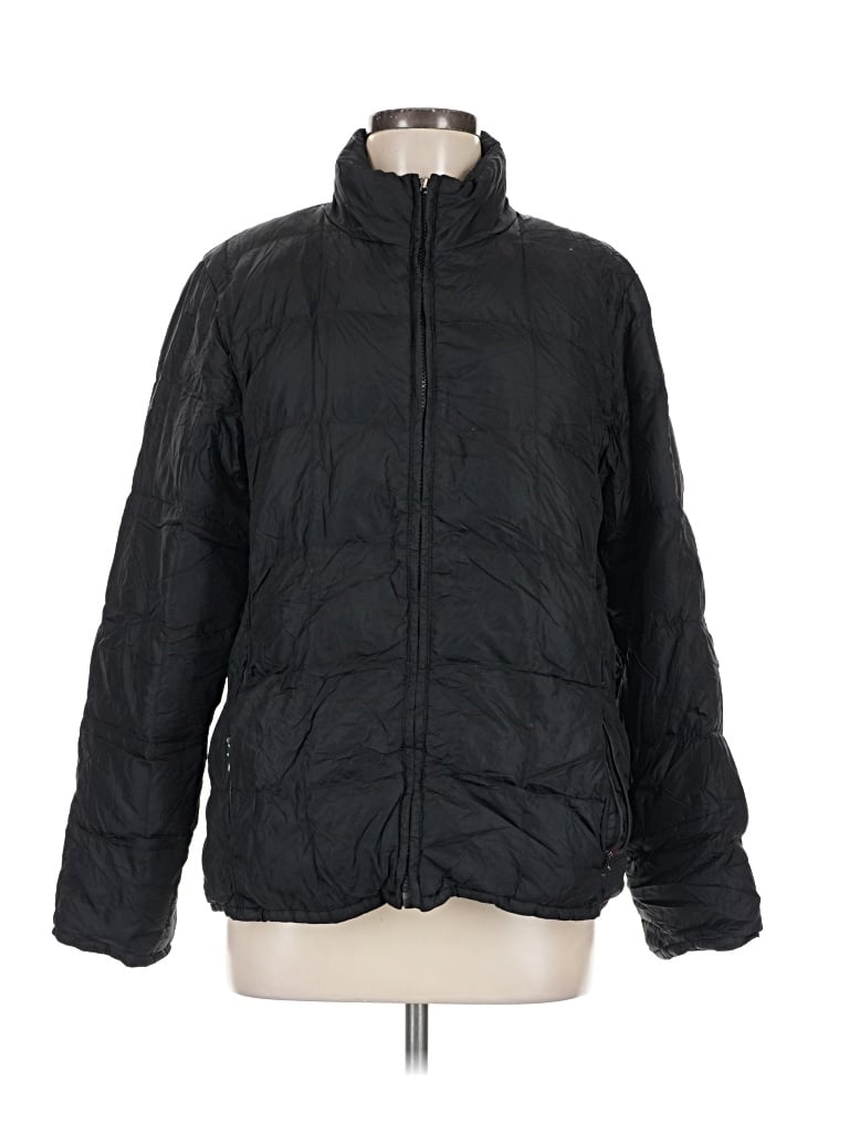 Pre-owned Eddie Bauer Snow Jacket In Black