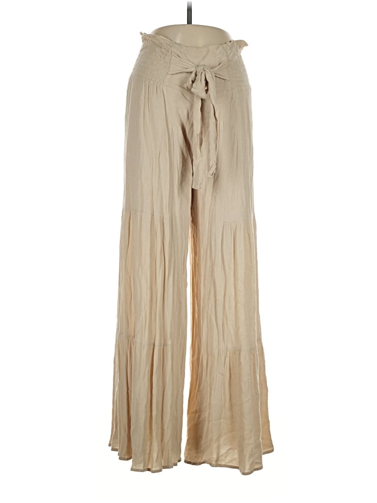 Pre-owned Acoa Collection Casual Pants In Gold