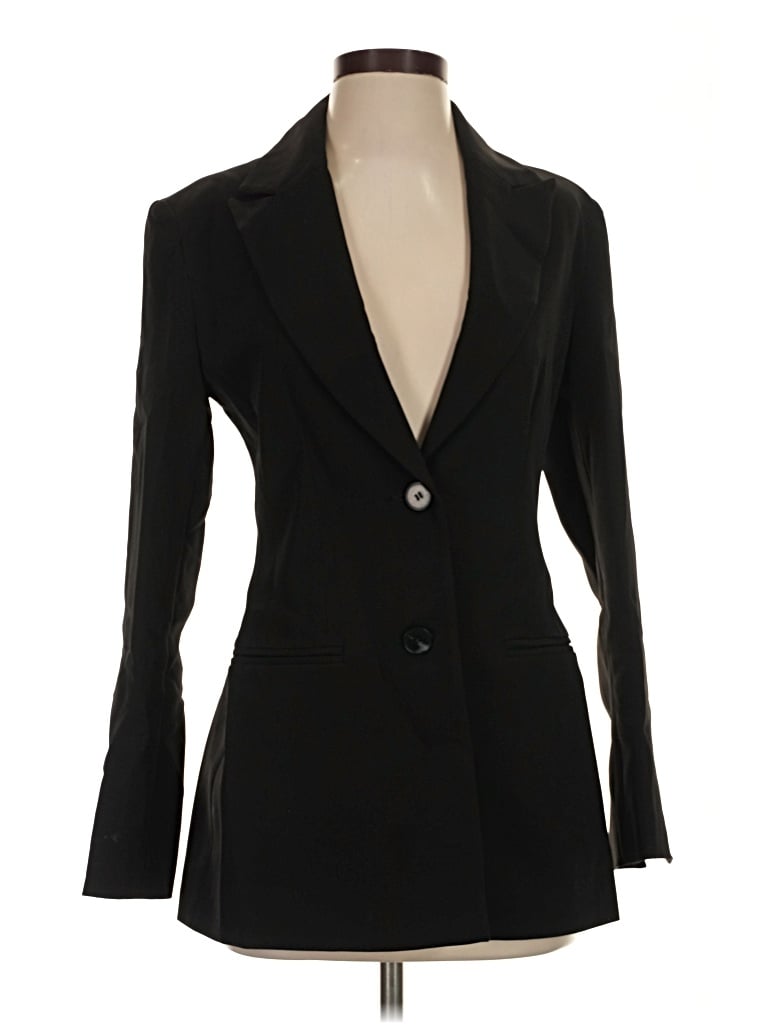 Pre-owned Asos Design Blazer Jacket In Black