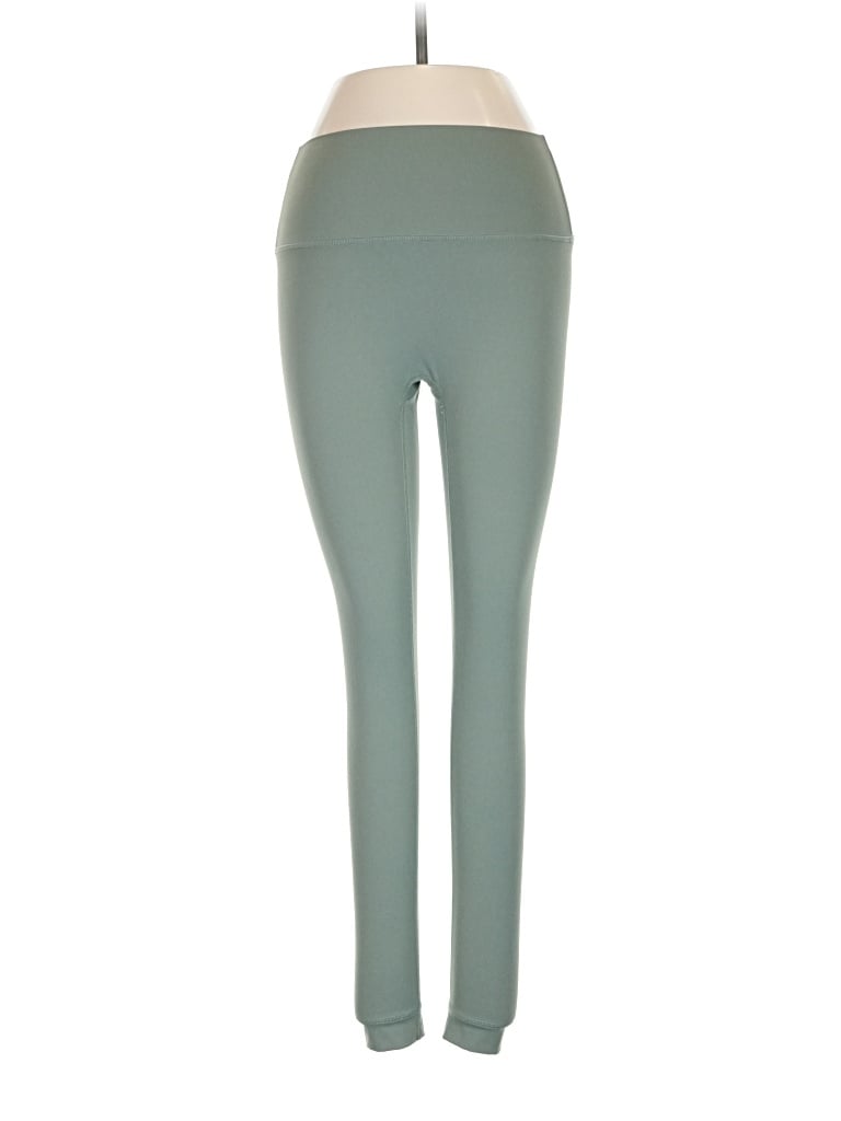 Pre-owned Set Active Active Pants In Green