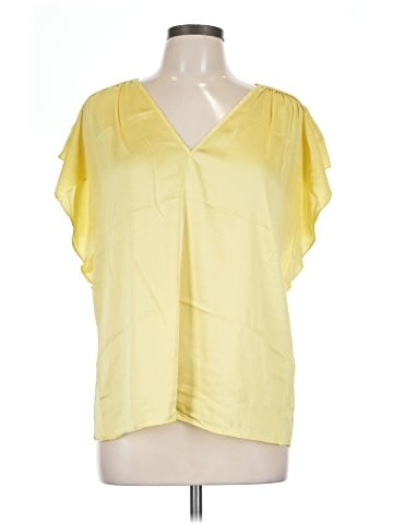 White House Black Market Short Sleeve Blouse (view 1)