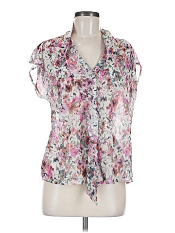 Liverpool Los Angeles Short Sleeve Blouse (view 1)