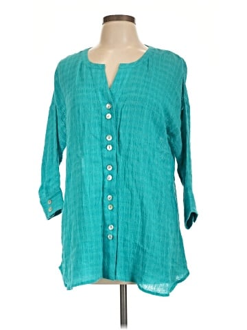 Soft Surroundings 3/4 Sleeve Blouse (view 1)