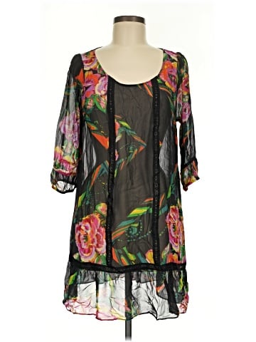Moulinette Soeurs 3/4 Sleeve Silk Top (view 1)