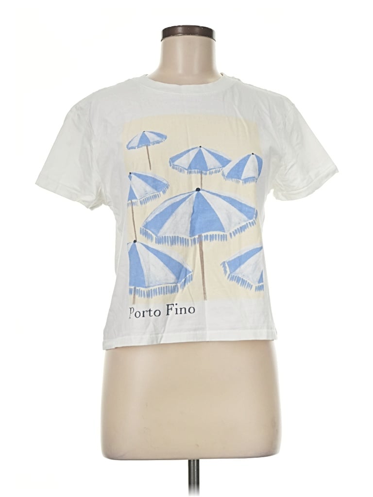 Pre-owned Wildfox Short Sleeve T-shirt In White