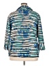 Allison Daley Stripes Blue Raincoat Size 22 - photo 2