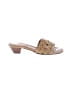 Eric Javits 100% Leather Gold Sandals Size 7 1/2 - photo 1