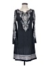 Assorted Brands Paisley Gray Casual Dress Size S - photo 1