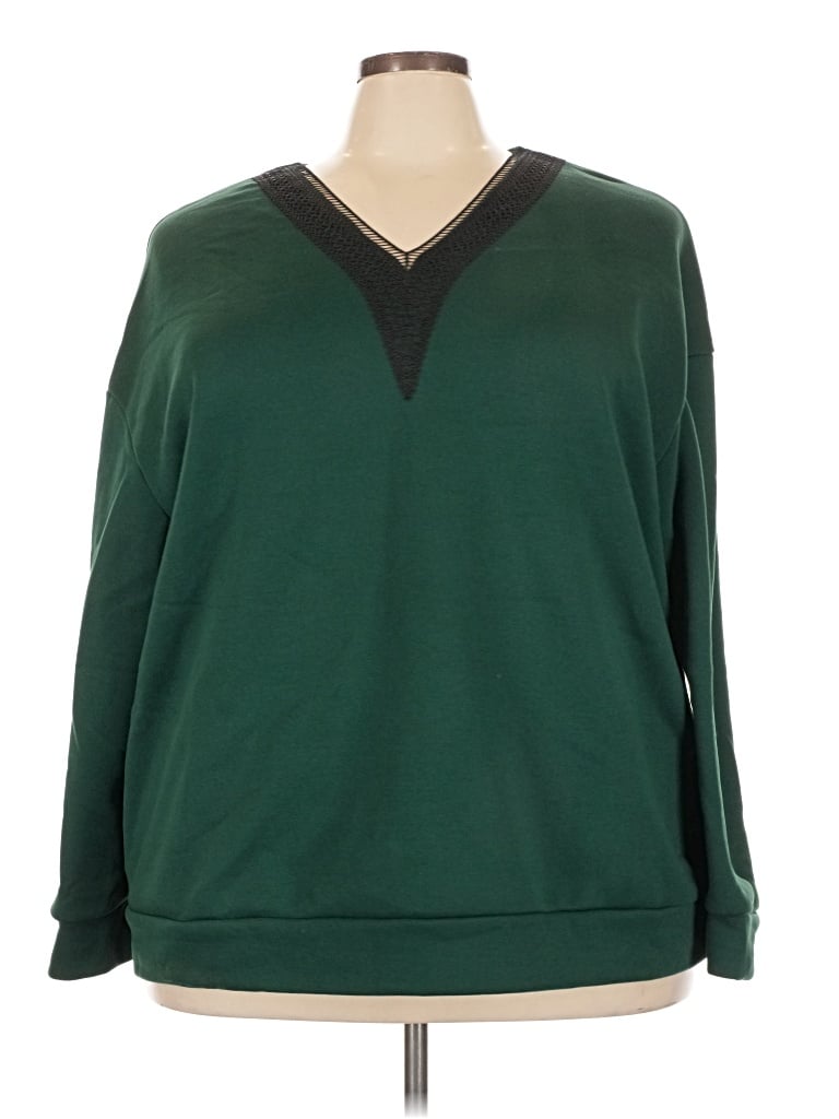 Pre-owned Emery Rose Pullover Sweater In Green
