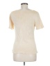 Appleseeds Ivory Short Sleeve Silk Top Size M - photo 2