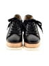 Steve Madden 100% Leather Black Wedges Size 8 1/2 - photo 2