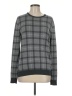 Aeropostale 100% Cotton Plaid Gray Pullover Sweater Size M - photo 1