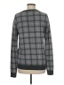 Aeropostale 100% Cotton Plaid Gray Pullover Sweater Size M - photo 2
