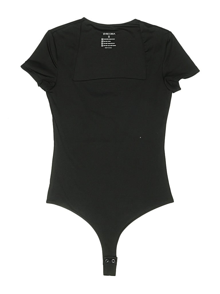Pre-owned Reoria Bodysuit In Black