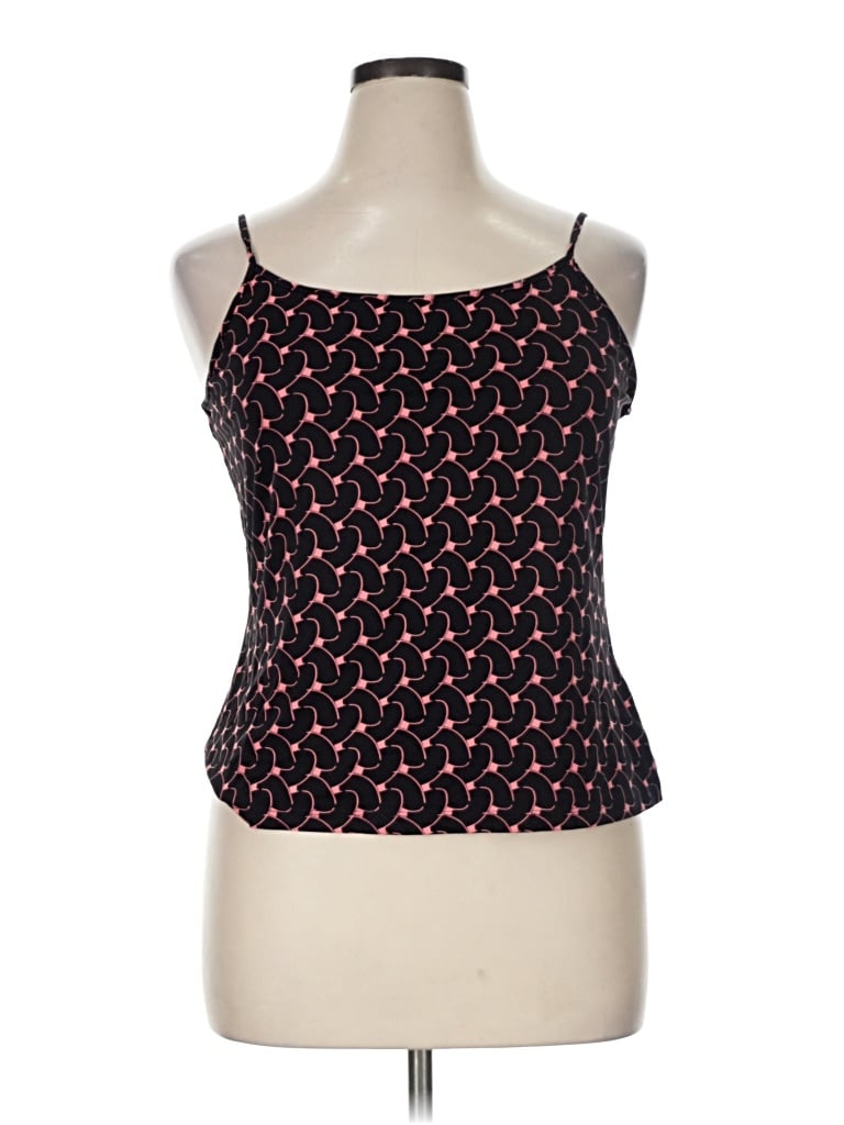 Pre-owned Apostrophe Tank Top Black Strapless Neckline Tops