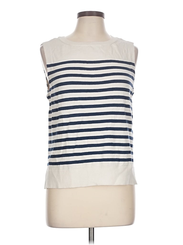 Pre-owned Pact Sweater Vest In Ivory