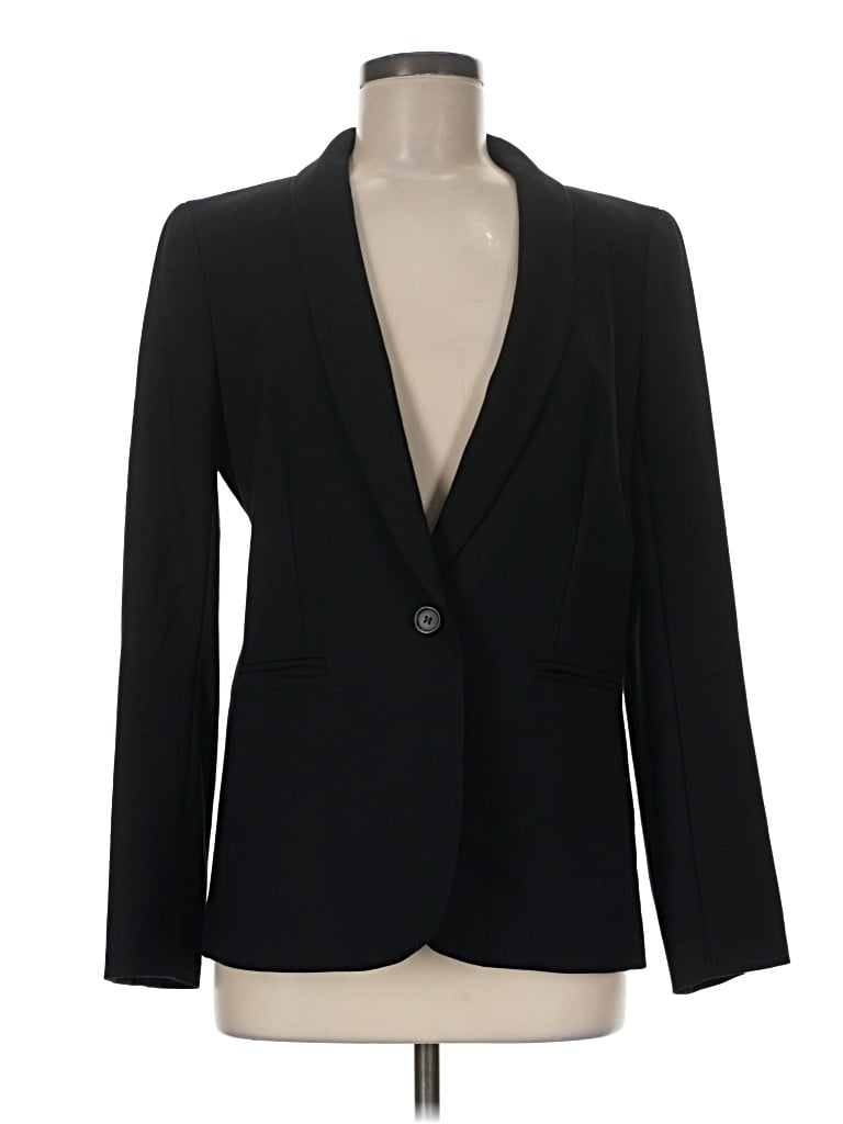 Pre-owned Jcrew Wool Blazer Jacket In Black