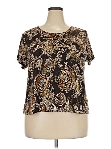Brittany Black Short Sleeve T-Shirt (view 1)