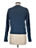Andrea Jovine Tweed Blue Pullover Sweater Size M - photo 2