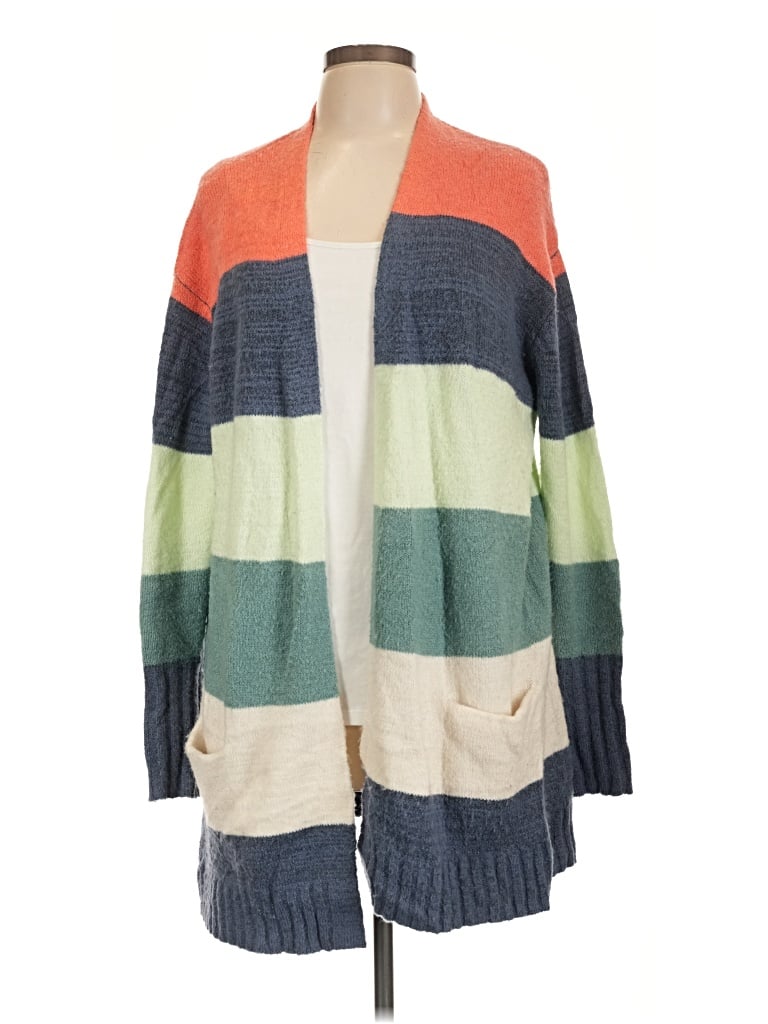 Pre-owned Caslon Cardigan Sweater In Green