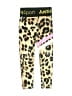 Justice 100% Recycled Polyester Animal Print Gold Leggings Size 5 - photo 1