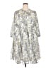 Torrid 100% Polyester Paisley Gray Casual Dress Size 2X Plus (2) - photo 1