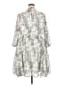 Torrid 100% Polyester Paisley Gray Casual Dress Size 2X Plus (2) - photo 2