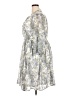 Torrid 100% Polyester Paisley Gray Casual Dress Size 2X Plus (2) - photo 5