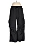 Shein 100% Polyester Black Cargo Pants Size 12 - photo 1