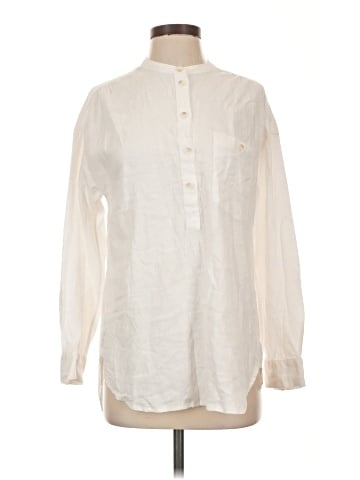 Madewell Linen-Blend Novella Popover Tunic Top (view 1)