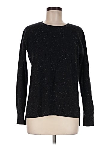 Aqua Cashmere Pullover Sweater (view 1)