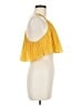 Shein 100% Polyester Yellow Sleeveless Blouse Size 6 - photo 4