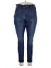 Terra & Sky Solid Blue Jeans Size 16 - photo 1