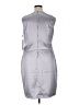 Calvin Klein 100% Polyester Silver Cocktail Dress Size 16 - photo 2